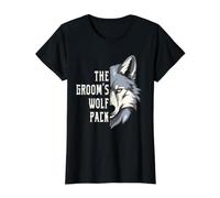 Groom Wolf Pack Enterrement de Vie de Jeune Fille T-Shirt Graphique avec Valeur