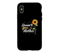 Groom's Fabulous Mother Sunflower Family Wedding Party Coque pour iPhone X/XS