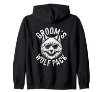 Groom's Wolf Pack Groomsmen Party Team Groom Classic Sweat à Capuche