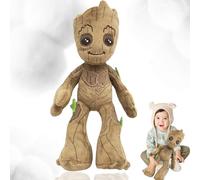 Groot Peluche, 30cm Jouet Peluche Dessin Animé, Poupée Peluche, Groot Plush Toys, Coussin Peluche Doux Mignon, Jouet Peluche Groot, Cadeau Anniversaire Enfants pour Filles Cadeau Décoration Chambre