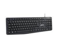 groov e Clavier filaire pleine taille - Accessoires informatiques pour ordinateurs portables et PC, design ergonomique, touches silencieuses, prise USB, clavier Qwerty - Noir