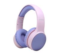 groov e Kidz Casque Bluetooth sans Fil pour Enfants - Casque Supra-auriculaire avec Un limiteur de Volume, Un Bandeau réglable et 20 Heures de Lecture Audio - Prise Audio 3,5 mm - Rose