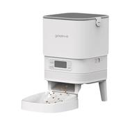 Groov-e Pet-Tech Distributeur Automatique de Nourriture sèche pour Chat et Petit Chien, capacité de 4 L, jusqu'à 6 Repas par Jour, Couvercle hermétique, Affichage LED, Alimentation par Piles ou