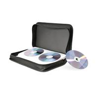 groov e Portefeuille Portable pour 120 CD - Étui avec Pochettes de Protection, Protection Contre Les Rayures et la poussière - Noir