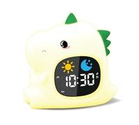 groov e Réveil Cuties avec veilleuse LED, Bruit Blanc et entraînement au Sommeil - Dinosaure Rory
