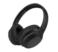 groov e Rhythm Casque sans Fil avec Suppression Active du Bruit et 32 Heures de Lecture Audio Bluetooth et Prise Audio 3,5 mm Noir