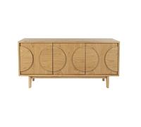GROOVE - Buffet en bois 3 portes L 120 Marron