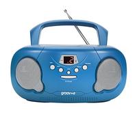Groove GVPS733BE Lecteur CD Portable Original avec Radio Boombox - Bleu (5060108294966)
