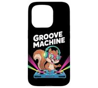 Groove Machine Écureuil Dj Amusant Coque pour iPhone 15 Pro