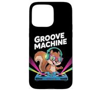Groove Machine Écureuil Dj Amusant Coque pour iPhone 15 Pro Max