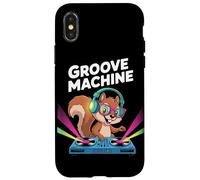 Groove Machine Écureuil Dj Amusant Coque pour iPhone X/XS