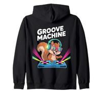Groove Machine Écureuil Dj Amusant Sweat à Capuche