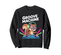 Groove Machine Écureuil Dj Amusant Sweatshirt