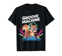 Groove Machine Écureuil Dj Amusant T-Shirt