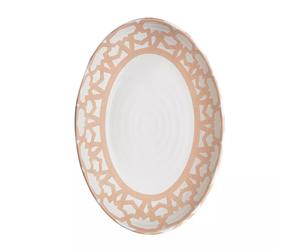 GROOVE Plat oval en mélamine Touch-Mel 33x22 cm