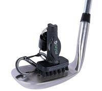 Grooveit Mini G The Dry Scrubber Brosse de Nettoyage pour Club de Golf Unisexe, Noir