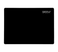Groovi Tapis de bricolage A3+ Noir : parfait pour les travaux manuels, le coloriage, le dessin, l'ombrage, la découpe, le gaufrage, la couture et le tissu. Tapis double face avec côté doux et côté