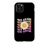 Groovy 4e année rentrée Scolaire Premier Jour de quatrième année Coque pour iPhone 11 Pro