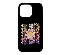 Groovy 4e année rentrée Scolaire Premier Jour de quatrième année Coque pour iPhone 14 Pro Max