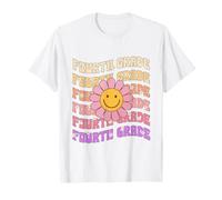 Groovy 4e année rentrée Scolaire Premier Jour de quatrième année T-Shirt