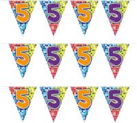 Groovy 5th Birthday Wimpelkette 3m