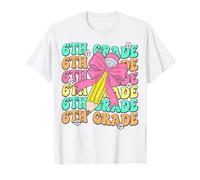 Groovy 6e année rentrée Scolaire Premier Jour de sixième année T-Shirt