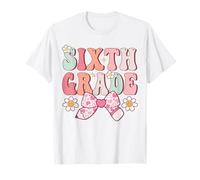 Groovy 6e année rentrée scolaire premier jour de sixième année T-Shirt