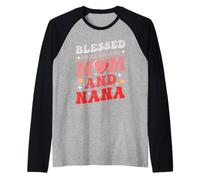 Groovy a la Chance d'être appelée Maman et Grand-mère Mignonne pour la fête des mères Manche Raglan