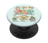 Groovy Assistant Principal Appréciation, Cute School Leader PopSockets PopGrip Adhésif