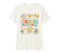 Groovy Assistant Principal Appréciation, Cute School Leader T-Shirt Haut de Gamme