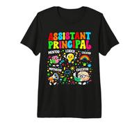Groovy Assistant Principal Appréciation, Cute School Leader T-Shirt Haut de Gamme