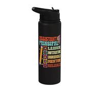 Groovy Assistant Principal Appreciation Gift Back to School Stainless Steel Insulated Water Bottle