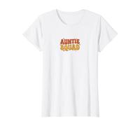 Groovy Auntie Squad Retro Bubble Police T-Shirt Graphique avec Valeur