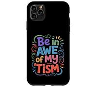 Groovy Be in Awe of My Tim, Autism Sensibilisation Papa Mom Kind Coque pour iPhone 11 Pro Max