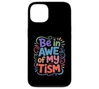 Groovy Be in Awe of My Tim, Autism Sensibilisation Papa Mom Kind Coque pour iPhone 13
