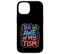 Groovy Be in Awe of My Tim, Autism Sensibilisation Papa Mom Kind Coque pour iPhone 14