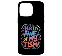 Groovy Be in Awe of My Tim, Autism Sensibilisation Papa Mom Kind Coque pour iPhone 14 Pro Max