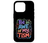Groovy Be in Awe of My Tim, Autism Sensibilisation Papa Mom Kind Coque pour iPhone 16 Pro