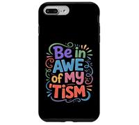Groovy Be in Awe of My Tim, Autism Sensibilisation Papa Mom Kind Coque pour iPhone 7 Plus/8 Plus
