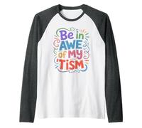 Groovy Be in Awe of My Tim, Autism Sensibilisation Papa Mom Kind Manche Raglan