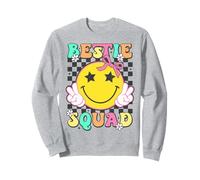 Groovy Bestie Squad Best Friends Matching Girls Party Sweatshirt