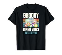 Groovy Bingo Vibes Since 1968 Bingo Anniversaire Année de naissance T-Shirt