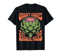 Groovy Chokes Design rétro artichaut pour radicaux T-Shirt