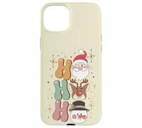 Groovy Christmas Père Noël Renne Bonhomme de Neige Ho Vintage années 60 Coque pour iPhone 15 Plus