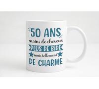 Groovy crea 50 ans anniversaire homme, mug anniversaire 50 ans, cadeau anniversaire homme, Idée cadeau drôle 50 ans homme, Cadeau humour noël, tasse à café anniversaire homme 50 ans.
