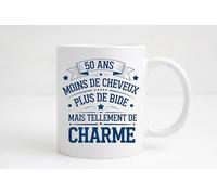 Groovy crea 50 ans anniversaire, mug anniversaire 50 ans homme, cadeau anniversaire, Idée cadeau drôle 50 ans homme, Cadeau humour noël, tasse à café anniversaire homme 50 ans.