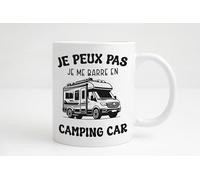 Groovy crea Cadeau homme camping car - Mug céramique camping car humour - cadeau camping cariste anniversaire fête des pères