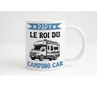 Groovy crea Cadeau homme camping car - Mug céramique humour camping cariste - Idée cadeau camping car pour anniversaire noël - Cadeau papa fête des pères