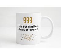 Groovy crea Mug 999 - Cadeau original copine, collègue, anniversaire ou Noël - Numéro des anges, fin de cycle et nouveau départ