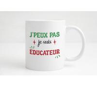 Groovy crea Mug éducateur spécialisé ou de jeunes enfants - J'peux pas je suis éducateur - idée cadeau merci éducateur fin d'année